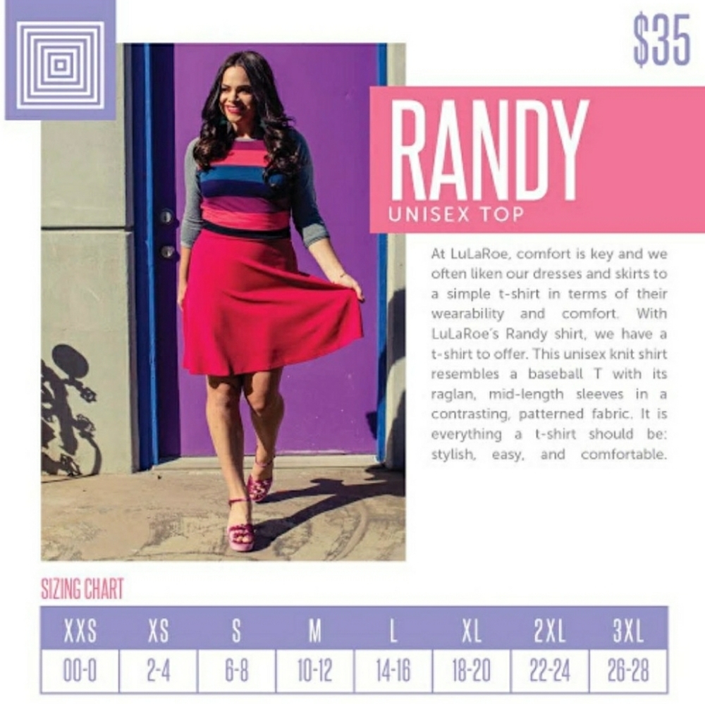 ๐ท3/$10 Lularoe Randy top - Picture 5 of 5